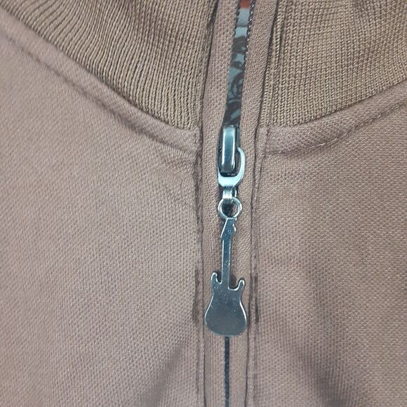 Hard Rock Cafe Track Jacket Adult Men's L Full Zip Embroidered Foxwoods - Picture 4 of 11